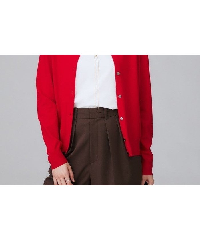 【アンタイトル/UNTITLED】の【アンサンブル可/薄手/洗える/冷房対策】ベーシッククルーネックカーディガン インテリア・キッズ・メンズ・レディースファッション・服の通販 founy(ファニー) https://founy.com/ ファッション Fashion レディースファッション Fashion for Women トップス・カットソー Cut & Sew Tops カーディガン・羽織り Layered Style Cardigans アンサンブルニット Knit Ensembles & Twin Sets アンサンブル Ensemble Set 洗える Machine Washable ストレッチ Stretch, Stretchy Fabric スマート Smart, Elegant ベーシック Basic, Essential モノトーン Monotone, Black and White 無地 Plain, Solid Color ワイド Wide, Wide Fit エレガント 上品 Elegant |ID: prp329100004671981 ipo3291000000034002181