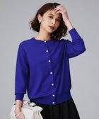 【アンタイトル/UNTITLED】の【アンサンブル可/薄手/洗える/冷房対策】ベーシッククルーネックカーディガン ブルー|ID: prp329100004671981 ipo3291000000034002184