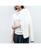 【アンタイトル/UNTITLED】の【アンサンブル可/薄手/洗える/冷房対策】ベーシッククルーネックカーディガン アイボリー|ID: prp329100004671981 ipo3291000000034002186
