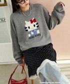 【フリークスストア/FREAK'S STORE】のSANRIO/サンリオ ピクセル アート ジャガードニット 限定展開 人気、トレンドファッション・服の通販 founy(ファニー) ファッション Fashion レディースファッション Fashion for Women トップス・カットソー Cut & Sew Tops ニット Knit Tops & Sweaters 冬 Winter / This Winter おすすめ Recommended / Our Picks チュール Tulip, Tulip Motif デニム Denim, Jeans Material ドット Polka Dot, Dot Pattern フェミニン Feminine, Girly フリル Frill, Ruffle ミドル Middle Length, Mid Height レース Lace, Lace Fabric A/W・秋冬 Autumn/Winter thumbnail グレー|ID: prp329100004672021 ipo3291000000033772070