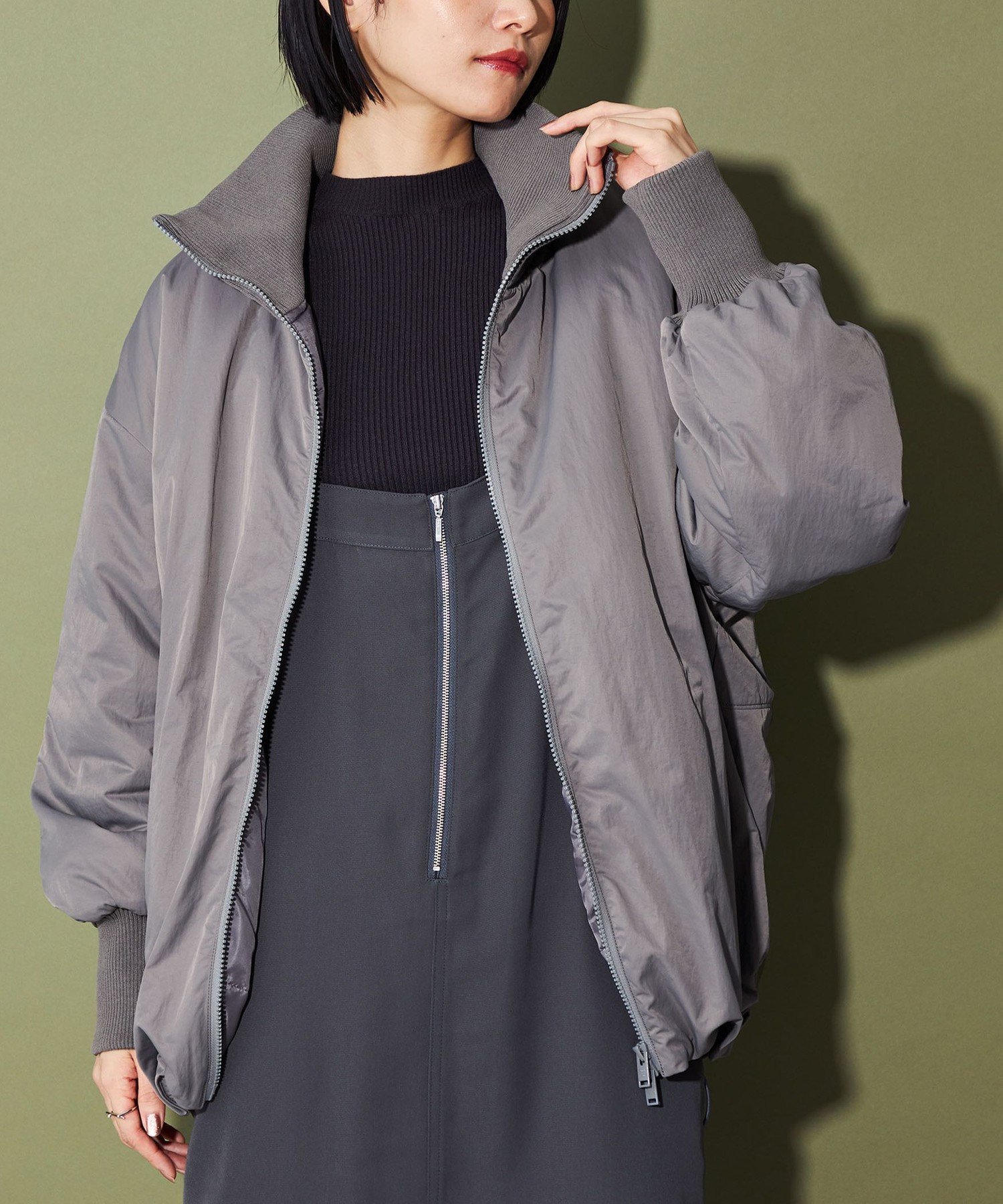 【ユナイテッドアローズ/UNITED ARROWS】のCITEN パデッドスタンドコート インテリア・キッズ・メンズ・レディースファッション・服の通販 founy(ファニー) 　ファッション　Fashion　レディースファッション　Fashion for Women　アウター　Coat / Outerwear Collection　コート・ロングコート・ピーコート　Long Coats, Peacoats & More　シンプル　Simple, Minimal　スタンド　Stand Collar, Upright Stand　スピンドル　Spindle, Drawcord　なめらか　Smooth, Silky Texture　バランス　Balance, Style Balance　フィット　Fit, Slim Fit　ボトム　Bottoms, Lower Wear　ミドル　Middle Length, Mid Height　ワイド　Wide, Wide Fit　A/W・秋冬　Autumn/Winter　MD.GRAY|ID: prp329100004672047 ipo3291000000033772200
