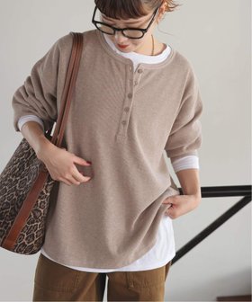 【スピック&スパン/Spick & Span】の《追加》2枚SETヘンリーネックプルオーバー 人気、トレンドファッション・服の通販 founy(ファニー) ファッション Fashion レディースファッション Fashion for Women トップス・カットソー Cut & Sew Tops カジュアルプルオーバー・ニットトップス Pullovers & Knit Tops / Casual Pullovers サーマル Thermal, Waffle Knit シンプル Simple, Minimal バランス Balance, Style Balance フィット Fit, Slim Fit リラックス Relax, Relaxed Fit 人気 Popular, Best Seller |ID:prp329100004672086
