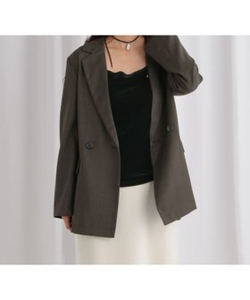 【ミスティ ウーマン/mysty woman】のライトダブルテーラードジャケット 人気、トレンドファッション・服の通販 founy(ファニー) ファッション Fashion レディースファッション Fashion for Women アウター Coat / Outerwear Collection レディースジャケット・軽アウター Jackets テーラードジャケット / 通勤・きれいめスタイル Tailored Jackets & Blazers おすすめ Recommended / Our Picks ジャケット Jacket, Outerwear ダウン Down, Puffer フレア Flare, Flared リラックス Relax, Relaxed Fit |ID:prp329100004672119