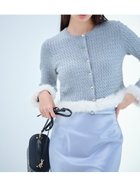 【セルフォード/CELFORD】の【限定カラーあり】シルクカシミア混ファートリムカーディガン 人気、トレンドファッション・服の通販 founy(ファニー) ファッション Fashion レディースファッション Fashion for Women トップス・カットソー Cut & Sew Tops カーディガン・羽織り Layered Style Cardigans カーディガン Cardigan, Knitwear シルク Silk, 100% Silk シンプル Simple, Minimal フロント Front, Front Design メタル Metal, Metal Parts エレガント 上品 Elegant thumbnail LGRY[005]|ID: prp329100004672126 ipo3291000000033772552