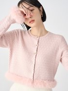 【セルフォード/CELFORD】の【限定カラーあり】シルクカシミア混ファートリムカーディガン 人気、トレンドファッション・服の通販 founy(ファニー) ファッション Fashion レディースファッション Fashion for Women トップス・カットソー Cut & Sew Tops カーディガン・羽織り Layered Style Cardigans カーディガン Cardigan, Knitwear シルク Silk, 100% Silk シンプル Simple, Minimal フロント Front, Front Design メタル Metal, Metal Parts エレガント 上品 Elegant thumbnail 【WEB・ルミネ限定】PNK[066]|ID: prp329100004672126 ipo3291000000033772558