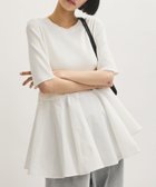 【アダム エ ロペ/ADAM ET ROPE'】のペプラムコンビハーフスリーブニット 人気、トレンドファッション・服の通販 founy(ファニー) ファッション Fashion レディースファッション Fashion for Women トップス・カットソー Cut & Sew Tops ニット Knit Tops & Sweaters 春 Spring 洗える Machine Washable コンパクト Compact, Small Size スラックス Slacks, Dress Pants スリーブ Sleeve, Long Sleeve / Short Sleeve デニム Denim, Jeans Material ドッキング Docking, Mixed Material ハーフ Half, Half-Length フレア Flare, Flared ペプラム Peplum, Flared Hem ポケット Pocket, Pocket Detail 半袖 Short Sleeve, Half Sleeve ワイド Wide, Wide Fit S/S・春夏 SS, Spring/Summer, Warm Season おすすめ Recommended / Our Picks 夏 Summer 2025年 2025 2025春夏・S/S Spring/Summer 2025 SS25 thumbnail ホワイト(10)|ID: prp329100004672146 ipo3291000000033772642