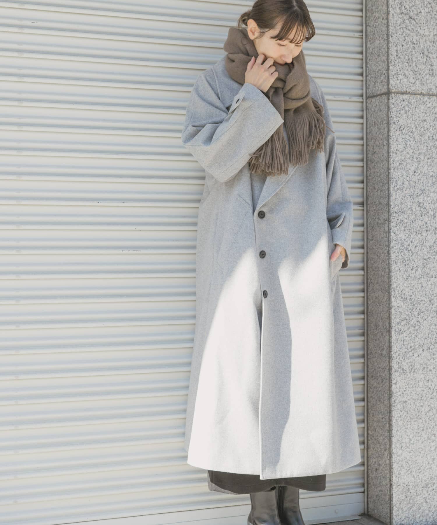 【アイテムズアーバンリサーチ/ITEMS URBAN RESEARCH】のウールミックスビッグコート 人気、トレンドファッション・服の通販 founy(ファニー) 　ファッション　Fashion　レディースファッション　Fashion for Women　アウター　Coat / Outerwear Collection　コート・ロングコート・ピーコート　Long Coats, Peacoats & More　2024年　2024　2024-2025秋冬・A/W　Autumn/Winter 2024–25 AW24–25　冬　Winter / This Winter　A/W・秋冬　Autumn/Winter　 other-1|ID: prp329100004672191 ipo3291000000033772817