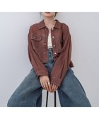 【バブ ブージュルード/Bab Bou Jeloud】のシアーシャツブルゾン BROWN|ID: prp329100004672236 ipo3291000000033772980
