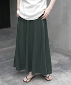 【アーバンリサーチ ドアーズ/URBAN RESEARCH DOORS】のFORK SPOON モダールカノコイージースカート 人気、トレンドファッション・服の通販 founy(ファニー) ファッション Fashion レディースファッション Fashion for Women スカート Skirts 2025年 2025 2025春夏・S/S Spring/Summer 2025 SS25 なめらか Smooth, Silky Texture フラット Flat, Flat Shoes フロント Front, Front Design ベーシック Basic, Essential エレガント 上品 Elegant 夏 Summer S/S・春夏 SS, Spring/Summer, Warm Season 楽ちん Easy Fit, Comfortable 秋 Autumn thumbnail DARKGREEN|ID: prp329100004672295 ipo3291000000033861449