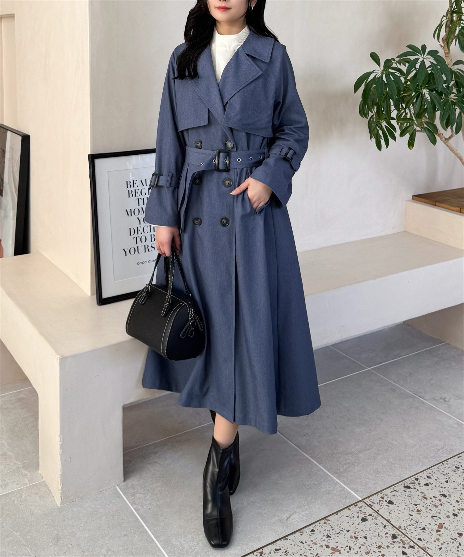【クリア/clear】のトレンチコート インテリア・キッズ・メンズ・レディースファッション・服の通販 founy(ファニー) 　ファッション　Fashion　レディースファッション　Fashion for Women　アウター　Coat / Outerwear Collection　コート・ロングコート・ピーコート　Long Coats, Peacoats & More　トレンチコート / 春秋の定番アウター　Trench Coats　ベーシック　Basic, Essential　定番　Standard, Basic Item　秋　Autumn　BL|ID: prp329100004672312 ipo3291000000033773278