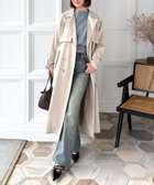【クリア/clear】のトレンチコート 人気、トレンドファッション・服の通販 founy(ファニー) ファッション Fashion レディースファッション Fashion for Women アウター Coat / Outerwear Collection コート・ロングコート・ピーコート Long Coats, Peacoats & More トレンチコート / 春秋の定番アウター Trench Coats ベーシック Basic, Essential 定番 Standard, Basic Item 秋 Autumn thumbnail IV|ID: prp329100004672312 ipo3291000000033773280