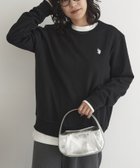 【セットアップセブン/SETUP7】のU.S. POLO ASSN./ワンポイントロゴ ダブルフェイススウェット 3本針STトレーナー BLK|ID: prp329100004672330 ipo3291000000034077067
