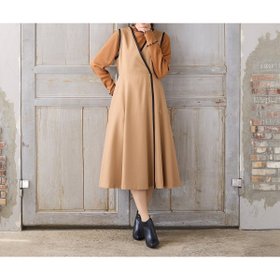 【ローズティアラ/Rose Tiara】の【UVカット/吸汗性】バイカラージャンパースカート 人気、トレンドファッション・服の通販 founy(ファニー) ファッション Fashion レディースファッション Fashion for Women スカート Skirts カットソー Cut and Sewn Top 切替 Switching, Contrast Panel 吸水 Absorbent, Quick-Dry シェイプ Shape, Slim Fit フェミニン Feminine, Girly フロント Front, Front Design ポケット Pocket, Pocket Detail ラップ Wrap, Wrap Design リボン Ribbon, Bow エレガント 上品 Elegant |ID:prp329100004672352