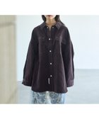 【レプシィム ローリーズファーム/LEPSIM LOWRYS FARM】のコーデュロイBIGシャツ 人気、トレンドファッション・服の通販 founy(ファニー) ファッション Fashion レディースファッション Fashion for Women トップス・カットソー Cut & Sew Tops シャツ・ブラウス・オフィスカジュアル Elegant Blouses & Button-Ups コーデュロイ Corduroy, Cord Fabric セットアップ Set-Up, Coordinated Outfit 秋 Autumn thumbnail ダークブラウン58|ID: prp329100004672354 ipo3291000000034123532