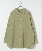 【レプシィム ローリーズファーム/LEPSIM LOWRYS FARM】のコーデュロイBIGシャツ 人気、トレンドファッション・服の通販 founy(ファニー) ファッション Fashion レディースファッション Fashion for Women トップス・カットソー Cut & Sew Tops シャツ・ブラウス・オフィスカジュアル Elegant Blouses & Button-Ups コーデュロイ Corduroy, Cord Fabric セットアップ Set-Up, Coordinated Outfit 秋 Autumn thumbnail セージ73|ID: prp329100004672354 ipo3291000000034123534