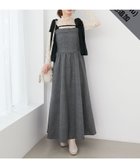 【マジェスティック レゴン/MAJESTIC LEGON】の配色肩リボンワンピース グレー柄|ID: prp329100004672357 ipo3291000000033847403