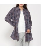 【クロコダイル/CROCODILE】のドビーチェック柄 チュニック 人気、トレンドファッション・服の通販 founy(ファニー) ファッション Fashion レディースファッション Fashion for Women トップス・カットソー Cut & Sew Tops チュニック Tunic, Long Top thumbnail ブラウン|ID: prp329100004672391 ipo3291000000033773579
