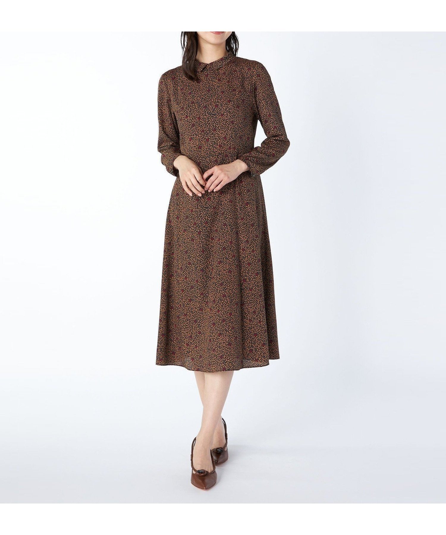 【キース/KEITH】の【Lサイズ】スモールリーフPtワンピース 人気、トレンドファッション・服の通販 founy(ファニー) 　ファッション　Fashion　レディースファッション　Fashion for Women　ワンピース　Dresses　アンダー　Underwear Essentials　インナー　Innerwear　エレガント 上品　Elegant　リーフ　Leaf, Botanical Leaf　秋　Autumn　 other-1|ID: prp329100004672397 ipo3291000000033773606