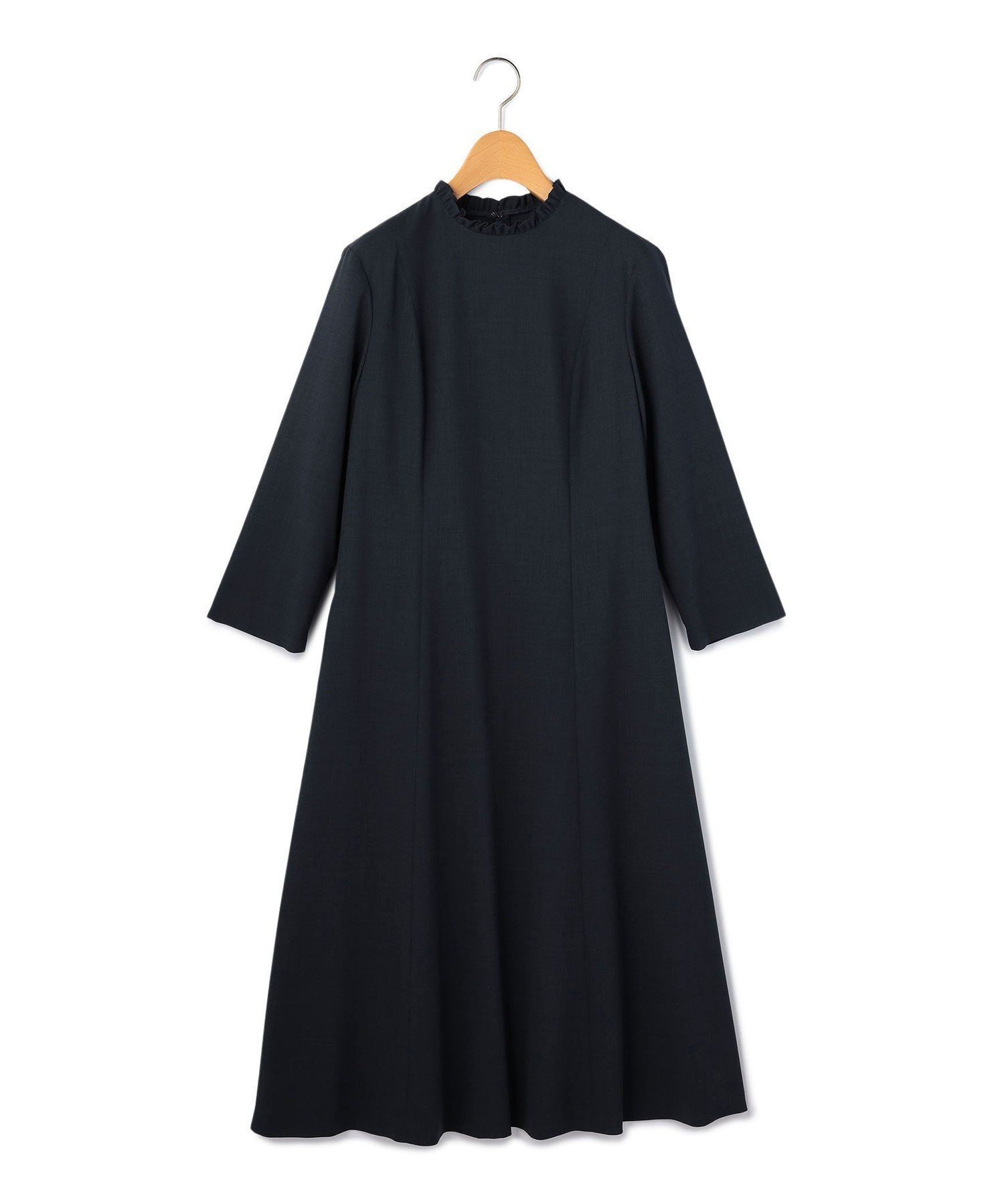 【キース/KEITH】のドライツイルワンピース 人気、トレンドファッション・服の通販 founy(ファニー) 　ファッション　Fashion　レディースファッション　Fashion for Women　ワンピース　Dresses　スタンド　Stand Collar, Upright Stand　ドレープ　Drape, Draping Fabric　フリル　Frill, Ruffle　フレア　Flare, Flared　ロング　Long, Long-Length　 other-1|ID: prp329100004672399 ipo3291000000033773612