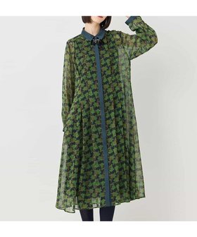 【ヒロコビス/HIROKO BIS】のボタニカルプリント楊柳ワンピース 人気、トレンドファッション・服の通販 founy(ファニー) ファッション Fashion レディースファッション Fashion for Women ワンピース Dresses おすすめ Recommended / Our Picks エアリー Airy Texture エレガント 上品 Elegant シェイプ Shape, Slim Fit ストライプ Stripe, Striped Pattern バランス Balance, Style Balance ヨーク Yoke, Yoke Design 無地 Plain, Solid Color |ID:prp329100004672410