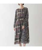 【ヒロコビス/HIROKO BIS】のウエストギャザーチェックプリントワンピース 人気、トレンドファッション・服の通販 founy(ファニー) ファッション Fashion レディースファッション Fashion for Women ワンピース Dresses おすすめ Recommended / Our Picks イレギュラー Irregular Design ギャザー Gathered, Ruffled スリーブ Sleeve, Long Sleeve / Short Sleeve チェック Check, Plaid, Tartan ドレープ Drape, Draping Fabric フェミニン Feminine, Girly thumbnail ネイビー|ID: prp329100004672413 ipo3291000000033773661