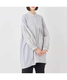 【ヒロコビス/HIROKO BIS】の異素材切り替えチュニック 人気、トレンドファッション・服の通販 founy(ファニー) ファッション Fashion レディースファッション Fashion for Women トップス・カットソー Cut & Sew Tops おすすめ Recommended / Our Picks ストレッチ Stretch, Stretchy Fabric ストール Stole, Wrap タフタ Taffeta, Structured Fabric チュニック Tunic, Long Top フェミニン Feminine, Girly フォルム Silhouette, Form フロント Front, Front Design 羽織 Haori, Light Jacket 軽量 Lightweight, Ultra Light |ID:prp329100004672415