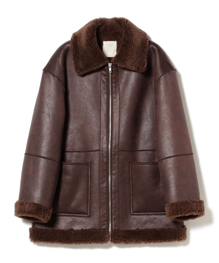 【ビームス ウイメン/BEAMS】のフェイク ムートン ブルゾン(S~M) インテリア・キッズ・メンズ・レディースファッション・服の通販 founy(ファニー) https://founy.com/ ファッション Fashion レディースファッション Fashion for Women アウター Coat / Outerwear Collection ブルゾンジャケット・スポーティアウター Blouson Jackets おすすめ Recommended / Our Picks フェイク Faux, Fake ブルゾン Blouson, Bomber Jacket ムートン Shearling, Mouton リアル Real, Realistic |ID: prp329100004672442 ipo3291000000033898044