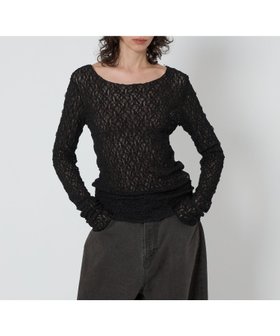 【ユナイテッドアローズ/UNITED ARROWS】のASTRAET レース ロングスリーブカットソー 人気、トレンドファッション・服の通販 founy(ファニー) ファッション Fashion レディースファッション Fashion for Women トップス・カットソー Cut & Sew Tops カットソー・ベーシックTシャツ Cut-and-Sewn Tops / Stretch Tees & Basics インナー Innerwear カットソー Cut and Sewn Top シアー Sheer, See-Through デコルテ Décolleté, Neckline ブルゾン Blouson, Bomber Jacket ベスト Vest, Waistcoat レース Lace, Lace Fabric |ID:prp329100004672443