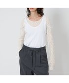 【ユナイテッドアローズ/UNITED ARROWS】のASTRAET レース ロングスリーブカットソー 人気、トレンドファッション・服の通販 founy(ファニー) ファッション Fashion レディースファッション Fashion for Women トップス・カットソー Cut & Sew Tops カットソー・ベーシックTシャツ Cut-and-Sewn Tops / Stretch Tees & Basics インナー Innerwear カットソー Cut and Sewn Top シアー Sheer, See-Through デコルテ Décolleté, Neckline ブルゾン Blouson, Bomber Jacket ベスト Vest, Waistcoat レース Lace, Lace Fabric thumbnail OFF WHITE|ID: prp329100004672443 ipo3291000000034012725