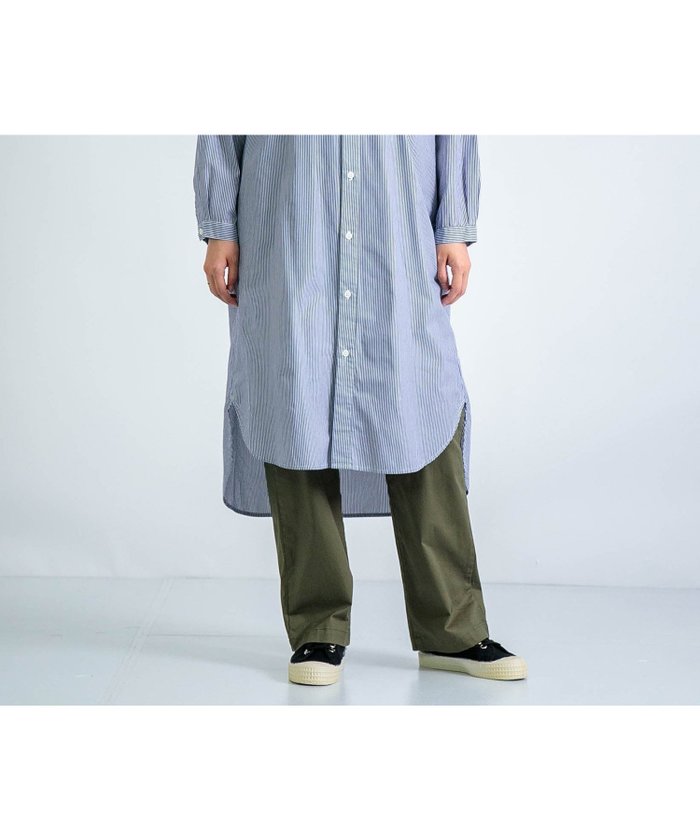 【ドミンゴ/DOMINGO】の50コーマストライプ ラウンドカラーチュニック インテリア・キッズ・メンズ・レディースファッション・服の通販 founy(ファニー) https://founy.com/ ファッション Fashion レディースファッション Fashion for Women トップス・カットソー Cut & Sew Tops 春 Spring 秋 Autumn ショルダー Shoulder, Shoulder Strap シンプル Simple, Minimal ストライプ Stripe, Striped Pattern スリット Slit, Slit Detail チュニック Tunic, Long Top ドロップ Drop Shoulder, Dropped Style パターン Pattern, Design Print ポケット Pocket, Pocket Detail ラウンド Round, Round Neck ワイド Wide, Wide Fit 夏 Summer エレガント 上品 Elegant |ID: prp329100004672447 ipo3291000000033773780
