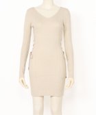 【リップサービス/LIP SERVICE】のLIP SERVICE/サイドレーススピンドルニットワンピース 人気、トレンドファッション・服の通販 founy(ファニー) ファッション Fashion レディースファッション Fashion for Women ワンピース Dresses ニットワンピース Knit Dresses thumbnail アイボリー|ID: prp329100004672486 ipo3291000000033773913