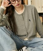 【フリークスストア/FREAK'S STORE】のフェイクレイヤード カーディガン 限定展開 25AW 人気、トレンドファッション・服の通販 founy(ファニー) ファッション Fashion レディースファッション Fashion for Women トップス・カットソー Cut & Sew Tops カーディガン・羽織り Layered Style Cardigans 2025年 2025 2025-2026秋冬・A/W Autumn/Winter 2025–26 AW25–26 カーディガン Cardigan, Knitwear thumbnail グレー|ID: prp329100004672503 ipo3291000000034936985