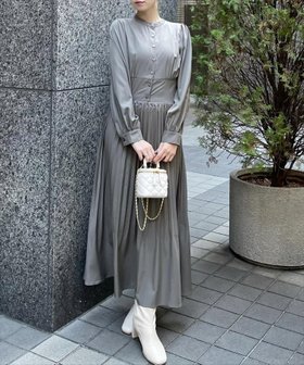 【クリア/clear】のウエスト切替消しプリーツ長袖ロングワンピース 人気、トレンドファッション・服の通販 founy(ファニー) ファッション Fashion レディースファッション Fashion for Women ワンピース Dresses おすすめ Recommended / Our Picks ショート Short, Short Length プリーツ Pleats, Pleated リボン Ribbon, Bow ロング Long, Long-Length 切替 Switching, Contrast Panel 長袖 Long Sleeve, Full Sleeve |ID:prp329100004672506