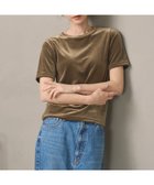 【ビューティ&ユース ユナイテッドアローズ/BEAUTY&YOUTH / UNITED ARROWS】のベロア コンパクト ショートスリーブTシャツ OLIVE|ID: prp329100004672515 ipo3291000000033774011