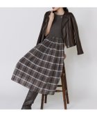 【マーリエ ル カセット/Maglie le cassetto】のシアーチェックドッキングニットワンピース 人気、トレンドファッション・服の通販 founy(ファニー) ファッション Fashion レディースファッション Fashion for Women ワンピース Dresses ニットワンピース Knit Dresses ギャザー Gathered, Ruffled コンパクト Compact, Small Size 切替 Switching, Contrast Panel 吸水 Absorbent, Quick-Dry スマート Smart, Elegant ドッキング Docking, Mixed Material 冬 Winter / This Winter エレガント 上品 Elegant thumbnail モカチャ|ID: prp329100004672564 ipo3291000000033774174