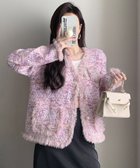 【ミニミニストア/miniministore】のラメツイード風ジャケット韓国風レディース 人気、トレンドファッション・服の通販 founy(ファニー) ファッション Fashion レディースファッション Fashion for Women アウター Coat / Outerwear Collection レディースジャケット・軽アウター Jackets アクリル Acrylic Material エレガント 上品 Elegant カーディガン Cardigan, Knitwear ジャケット Jacket, Outerwear ツイード Twill, Twill Weave フェミニン Feminine, Girly フリンジ Fringe, Tassel 冬 Winter / This Winter A/W・秋冬 Autumn/Winter 長袖 Long Sleeve, Full Sleeve thumbnail ピンク|ID: prp329100004672566 ipo3291000000033774182