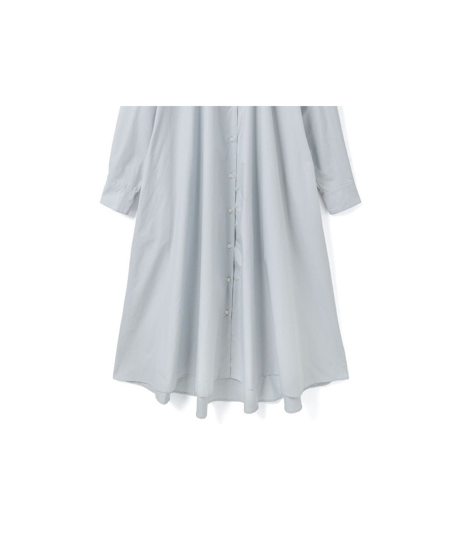 【マーコート/MARcourt】のMidiUmi Aラインバンドカラーシャツワンピース インテリア・キッズ・メンズ・レディースファッション・服の通販 founy(ファニー) 　ファッション　Fashion　レディースファッション　Fashion for Women　ワンピース　Dresses　シャツワンピース / 1枚で着映えコーデ　Shirt Dresses　シンプル　Simple, Minimal　スニーカー　Sneakers, Trainers　タイプライター　Typewriter Fabric, Crisp Cotton　フロント　Front, Front Design　ポケット　Pocket, Pocket Detail　ロング　Long, Long-Length　定番　Standard, Basic Item　無地　Plain, Solid Color　長袖　Long Sleeve, Full Sleeve　サックス|ID: prp329100004672575 ipo3291000000033774212