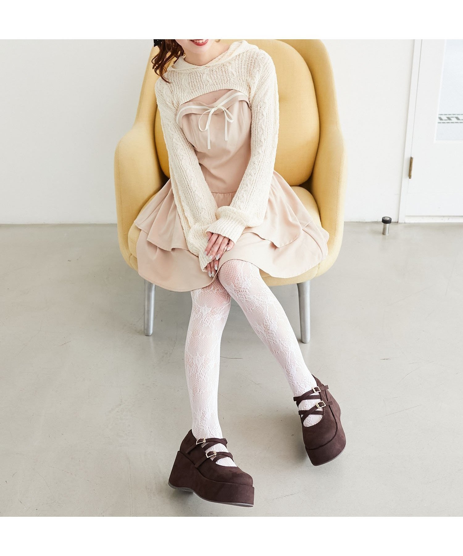 【マジェスティック レゴン/MAJESTIC LEGON】の∞フードボレロ×ミニキャミワンピセット インテリア・キッズ・メンズ・レディースファッション・服の通販 founy(ファニー) 　ファッション　Fashion　レディースファッション　Fashion for Women　アウター　Coat / Outerwear Collection　ボレロ・ショート丈ジャケット / ドレス羽織りに　Boleros & Short Jackets　ワンピース　Dresses　キャミソールワンピース　Camisole Dresses　ガーリー　Girly, Feminine Style　キャップ　Cap, Baseball Cap　シューズ　Shoes, Footwear　ショート　Short, Short Length　タイツ　Tights, Legwear　ダウン　Down, Puffer　バランス　Balance, Style Balance　バレエ　Ballet, Ballet Style　フィット　Fit, Slim Fit　フェミニン　Feminine, Girly　ボレロ　Bolero, Short Cardigan　ロング　Long, Long-Length　再入荷　Restock / Back in Stock　ベージュ|ID: prp329100004672588 ipo3291000000034609914