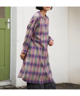 【エルビーシー/LBC】のコットンチェック3WAYワンピース 人気、トレンドファッション・服の通販 founy(ファニー) ファッション Fashion レディースファッション Fashion for Women ワンピース Dresses チェック Check, Plaid, Tartan 秋 Autumn |ID:prp329100004672594