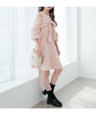 【マジェスティック レゴン/MAJESTIC LEGON】のビジューリボンニットミニワンピース ピンク|ID: prp329100004672612 ipo3291000000033774356