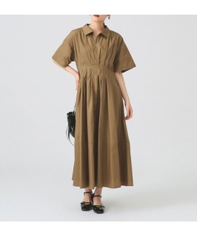 【ビームス ウイメン/BEAMS】の【9/25新規値下げ】【秋まで着れる/通勤/学校行事】タック ウエスト シャツ ワンピース 人気、トレンドファッション・服の通販 founy(ファニー) ファッション Fashion レディースファッション Fashion for Women ワンピース Dresses シャツワンピース / 1枚で着映えコーデ Shirt Dresses カーディガン Cardigan, Knitwear ショルダー Shoulder, Shoulder Strap ジャケット Jacket, Outerwear ドロップ Drop Shoulder, Dropped Style リラックス Relax, Relaxed Fit エレガント 上品 Elegant 秋 Autumn ビジネス 仕事 通勤 Business / Work / Commuting |ID:prp329100004672627