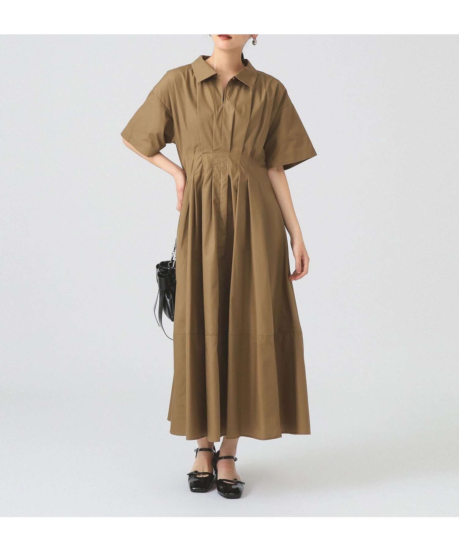 【ビームス ウイメン/BEAMS】の【9/25新規値下げ】【秋まで着れる/通勤/学校行事】タック ウエスト シャツ ワンピース 人気、トレンドファッション・服の通販 founy(ファニー)  ファッション Fashion レディースファッション Fashion for Women ワンピース Dresses シャツワンピース / 1枚で着映えコーデ Shirt Dresses カーディガン Cardigan, Knitwear ショルダー Shoulder, Shoulder Strap ジャケット Jacket, Outerwear ドロップ Drop Shoulder, Dropped Style リラックス Relax, Relaxed Fit エレガント 上品 Elegant 秋 Autumn ビジネス 仕事 通勤 Business / Work / Commuting  other-1|ID: prp329100004672627 ipo3291000000034288752