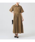 【ビームス ウイメン/BEAMS】の【9/25新規値下げ】【秋まで着れる/通勤/学校行事】タック ウエスト シャツ ワンピース 人気、トレンドファッション・服の通販 founy(ファニー) ファッション Fashion レディースファッション Fashion for Women ワンピース Dresses シャツワンピース / 1枚で着映えコーデ Shirt Dresses カーディガン Cardigan, Knitwear ショルダー Shoulder, Shoulder Strap ジャケット Jacket, Outerwear ドロップ Drop Shoulder, Dropped Style リラックス Relax, Relaxed Fit エレガント 上品 Elegant 秋 Autumn ビジネス 仕事 通勤 Business / Work / Commuting thumbnail BROWN|ID: prp329100004672627 ipo3291000000034288755