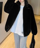 【ミニミニストア/miniministore】のスタンドカラーボアジャケット レディース 人気、トレンドファッション・服の通販 founy(ファニー) ファッション Fashion レディースファッション Fashion for Women アウター Coat / Outerwear Collection レディースジャケット・軽アウター Jackets アウトドア Outdoor Clothing カーディガン Cardigan, Knitwear シューズ Shoes, Footwear ジャケット Jacket, Outerwear スタンド Stand Collar, Upright Stand デニム Denim, Jeans Material ブルゾン Blouson, Bomber Jacket ポケット Pocket, Pocket Detail 防寒 Cold Protection, Winter-Ready リラックス Relax, Relaxed Fit thumbnail ブラック|ID: prp329100004672630 ipo3291000000033774440
