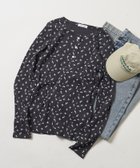 【フリークスストア/FREAK'S STORE】の花柄針抜き フライスヘンリーロンT 25AW チャコールグレー|ID: prp329100004672663 ipo3291000000034115126