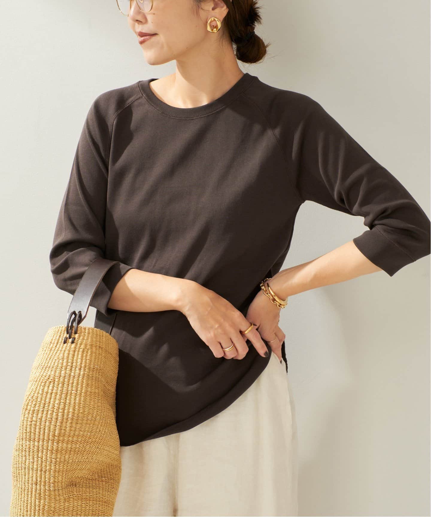 【プラージュ/Plage】のpremium フライス7bu Tシャツ 人気、トレンドファッション・服の通販 founy(ファニー) 　ファッション　Fashion　レディースファッション　Fashion for Women　トップス・カットソー　Cut & Sew Tops　シャツ・ブラウス・オフィスカジュアル　Elegant Blouses & Button-Ups　ロングTシャツ・Tシャツ　Longline T-Shirts & Tees　シンプル　Simple, Minimal　 other-1|ID: prp329100004672672 ipo3291000000033774613