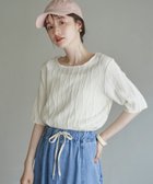 【コーエン/COEN】のナミナミジャガードメロー五分袖Tシャツ OFF WHITE|ID: prp329100004672678 ipo3291000000033774652