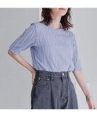【コーエン/COEN】のナミナミジャガードメロー五分袖Tシャツ LT.BLUE|ID: prp329100004672678 ipo3291000000033774656