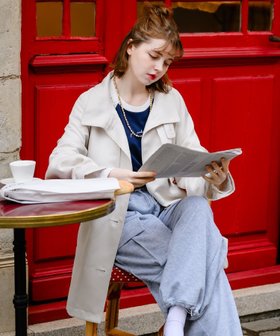 【レトロガール/RETRO GIRL】のミドルトレンチコート 人気、トレンドファッション・服の通販 founy(ファニー) ファッション Fashion レディースファッション Fashion for Women アウター Coat / Outerwear Collection コート・ロングコート・ピーコート Long Coats, Peacoats & More トレンチコート / 春秋の定番アウター Trench Coats スタンド Stand Collar, Upright Stand トレンチ Trench, Trench Coat トレンド Trend, Trending Now ベーシック Basic, Essential ミドル Middle Length, Mid Height 定番 Standard, Basic Item 春 Spring 羽織 Haori, Light Jacket 防寒 Cold Protection, Winter-Ready |ID:prp329100004672687