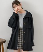 【レトロガール/RETRO GIRL】のミドルトレンチコート 人気、トレンドファッション・服の通販 founy(ファニー) ファッション Fashion レディースファッション Fashion for Women アウター Coat / Outerwear Collection コート・ロングコート・ピーコート Long Coats, Peacoats & More トレンチコート / 春秋の定番アウター Trench Coats スタンド Stand Collar, Upright Stand トレンチ Trench, Trench Coat トレンド Trend, Trending Now ベーシック Basic, Essential ミドル Middle Length, Mid Height 定番 Standard, Basic Item 春 Spring 羽織 Haori, Light Jacket 防寒 Cold Protection, Winter-Ready thumbnail ブラック|ID: prp329100004672687 ipo3291000000033774696